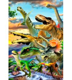 Puzzle Bluebird Atardecer Dino de 260 Piezas