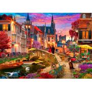 Puzzle Bluebird Atardecer En El Canal 1000 Piezas