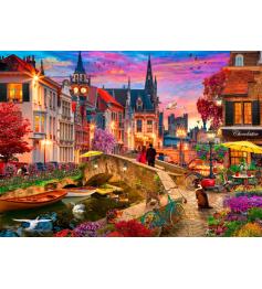 Puzzle Bluebird Atardecer En El Canal de 500 Piezas