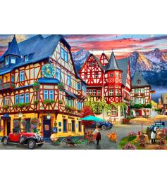 Puzzle Bluebird Bacharach, Valle Del Rin de 1000 Piezas