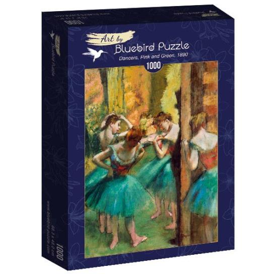 Puzzle Bluebird Bailarinas, Rosa y Verde de 1000 Piezas Puzzle Bluebird Bailarinas, Rosa y Verde de 1000 Piezas