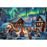 Puzzle Bluebird Bajo El Amanecer de 1000 Piezas