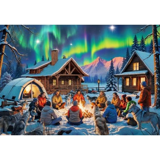 Puzzle Bluebird Bajo El Amanecer de 1000 Piezas