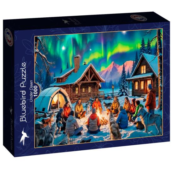 Puzzle Bluebird Bajo El Amanecer de 1000 Piezas