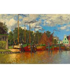 Puzzle Bluebird Barcos En Zaandam de 1000 Piezas