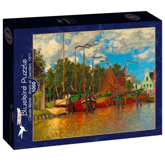 Puzzle Bluebird Barcos En Zaandam de 1000 Piezas