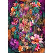 Puzzle Bluebird Belleza Capturada de 1000 Piezas