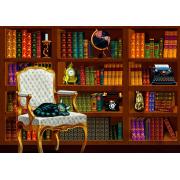 Puzzle Bluebird Biblioteca Vintage de 1000 Piezas