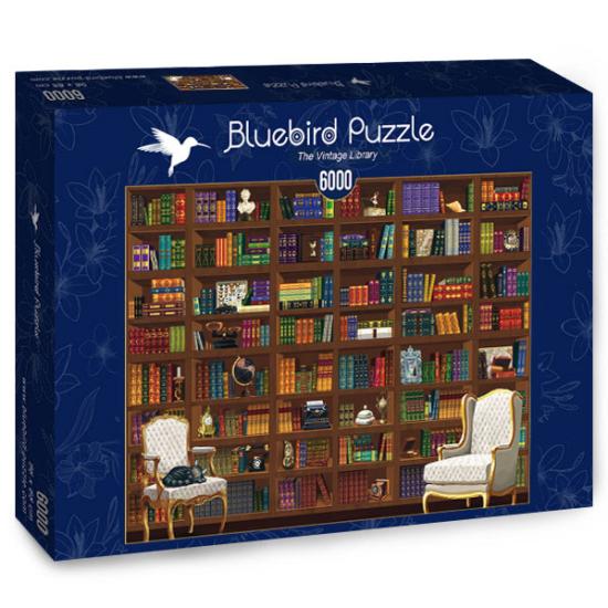 Puzzle Bluebird Biblioteca Vintage de 6000 Piezas