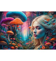 Puzzle Bluebird Bosque Arcoíris de 1000 Piezas