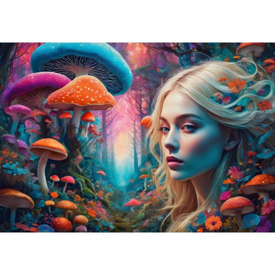 Puzzle Bluebird Bosque Arcoíris de 1000 Piezas