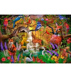 Puzzle Bluebird Bosque Dorado de 1000 Piezas