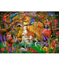 Puzzle Bluebird Bosque Dorado de 500 Piezas