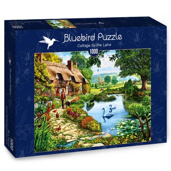 Puzzle Bluebird Cabaña en el Lago de 1000 Piezas Puzzle Bluebird Cabaña en el Lago de 1000 Piezas