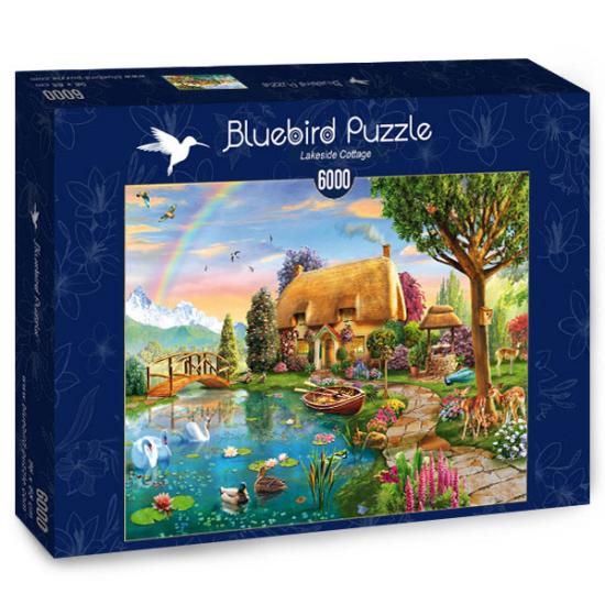 Puzzle Bluebird Cabaña Junto al Lago de 6000 Piezas