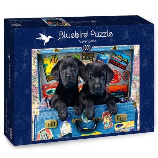 Puzzle Bluebird Cachorros Negros Viajeros de 1000 Piezas Puzzle Bluebird Cachorros Negros Viajeros de 1000 Piezas