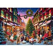 Puzzle Bluebird Calle en Navidad de 2000 Piezas
