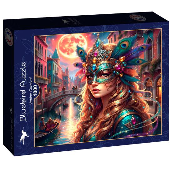 Puzzle Bluebird Carnaval De Venecia de 1000 Piezas