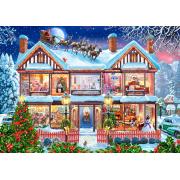 Puzzle Bluebird Casa en Navidad de 2000 Piezas