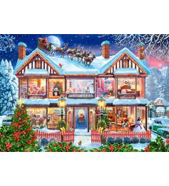 Puzzle Bluebird Casa en Navidad de 2000 Piezas