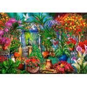 Puzzle Bluebird Casa Verde Tropical de 1000 Piezas