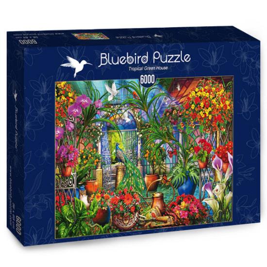 Puzzle Bluebird Casa Verde Tropical de 6000 Piezas