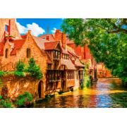 Puzzle Bluebird Casco Antiguo de Brujas, Bélgica de 1500 Piezas