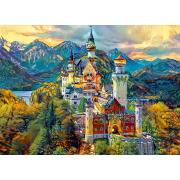 Puzzle Bluebird Castillo de Neuchswanstein de 1000 Piezas