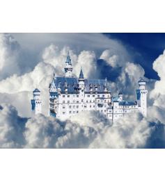 Puzzle Bluebird Castillo Neuschwanstein entre Nubes 500 Pzs