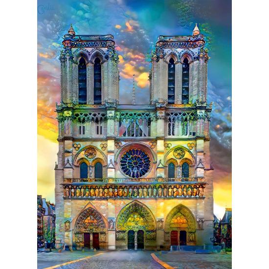 Puzzle Bluebird Catedral de Notre Dame, París de 1000 Piezas Puzzle Bluebird Catedral de Notre Dame, París de 1000 Piezas
