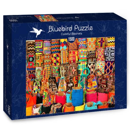 Puzzle Bluebird Cestas de Colores de 1500 Piezas