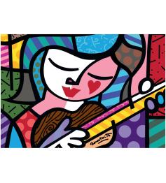 Puzzle Bluebird Chica con Guitarra de 1000 Piezas