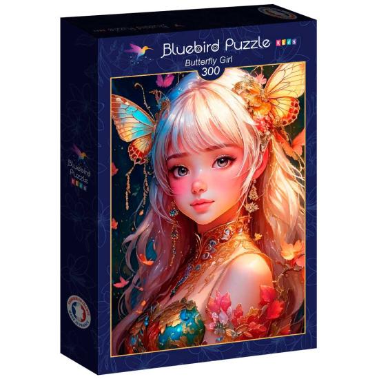 Puzzle Bluebird Chica Mariposa XXL de 300 Piezas