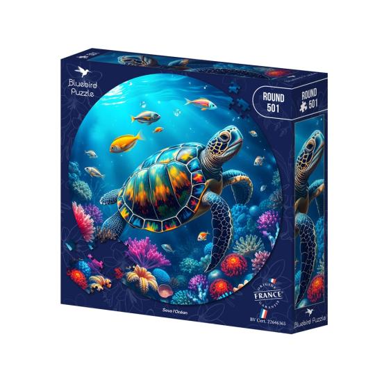Puzzle Bluebird Circular Bajo El Océano de 501 Pzs