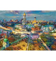 Puzzle Bluebird Ciudad de Kiev, Ucrania de 1000 Piezas