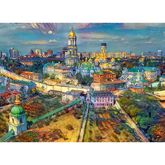 Puzzle Bluebird Ciudad de Kiev, Ucrania de 1000 Piezas Puzzle Bluebird Ciudad de Kiev, Ucrania de 1000 Piezas