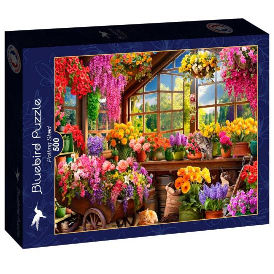 Puzzle Bluebird Cobertizo para Macetas de 500 Piezas Puzzle Bluebird Cobertizo para Macetas de 500 Piezas