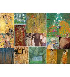 Puzzle Bluebird Collage de Gustav Klimt de 6000 Piezas