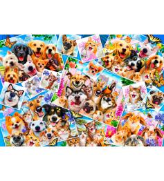 Puzzle Bluebird Collage de Selfies de Mascotas 260 Pzs