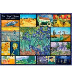 Puzzle Bluebird Collage de Vincent Van Gogh de 4000 Pzs