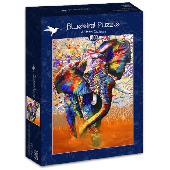Puzzle Bluebird Colores Africanos de 1500 Piezas Puzzle Bluebird Colores Africanos de 1500 Piezas