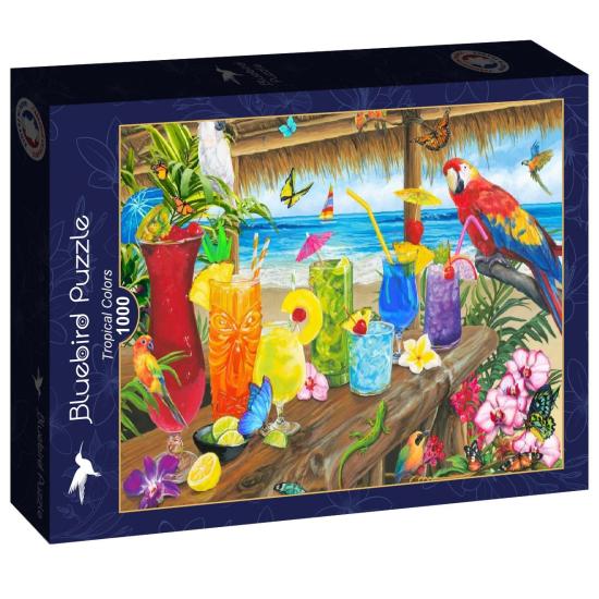 Puzzle Bluebird Colores Tropicales de 1000 Piezas