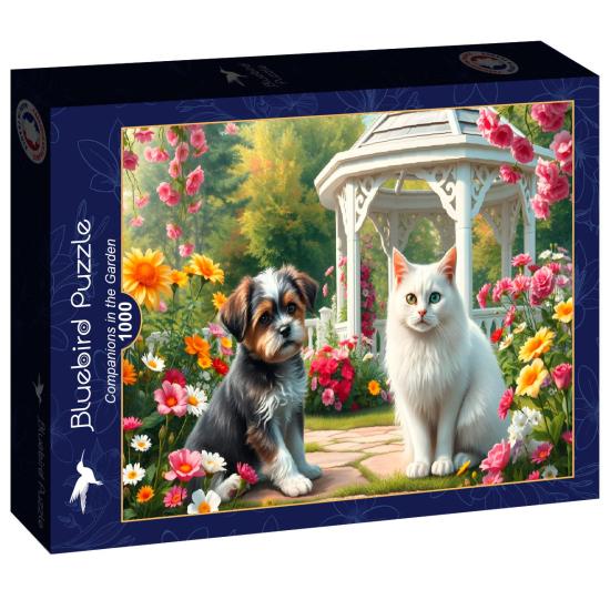Puzzle Bluebird Compañeros En El Jardín de 1000 Piezas