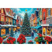 Puzzle Bluebird Compras Navideñas en la Plaza de 1000 Piezas