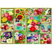 Puzzle Bluebird Cuadros de Flores de 1500 Piezas