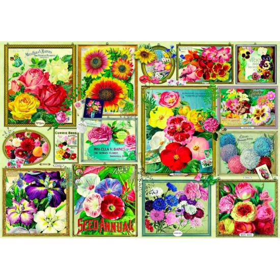 Puzzle Bluebird Cuadros de Flores de 1500 Piezas Puzzle Bluebird Cuadros de Flores de 1500 Piezas