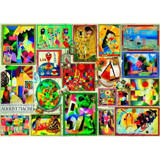 Puzzle Bluebird Cuadros Famosos de 3000 Piezas Puzzle Bluebird Cuadros Famosos de 3000 Piezas