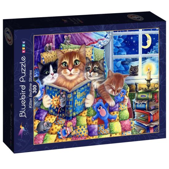 Puzzle Bluebird Cuentos De Gatitos Para Dormir XXL de 300 Piezas