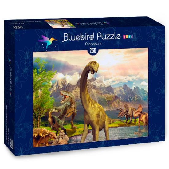 Puzzle Bluebird Dinosaurios de 260 Piezas