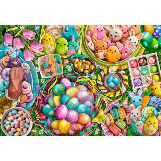 Puzzle Bluebird Dulces de Pascua de 1000 Piezas